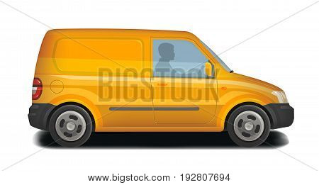 Car, vehicle icon. Delivery, cargo transportation, transport, traffic concept. Vector illustration isolated on white background