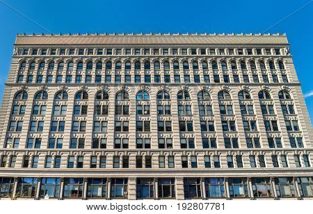 Ellicott Square Building, A Historic Office Complex, Completed In 1896. Buffalo - New York, Usa