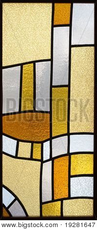 Farvet glas fragmenter