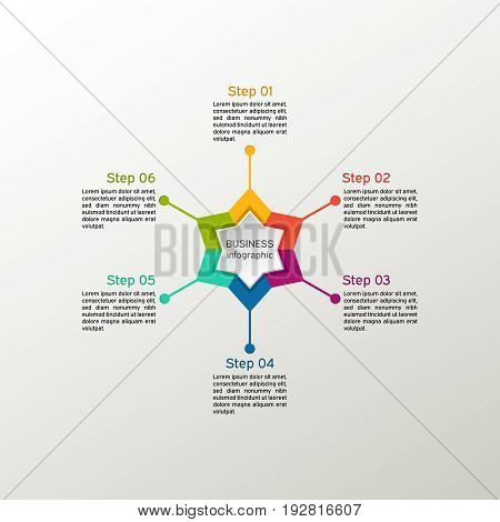Vector infographic. Business diagrams, presentations and charts