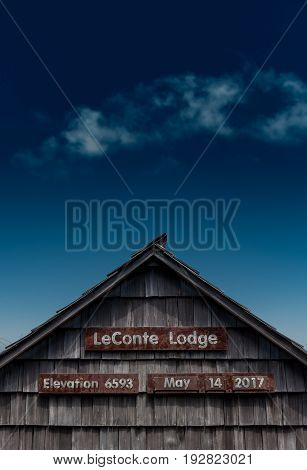 LeConte Lodge and Blue Sky in the Smokies