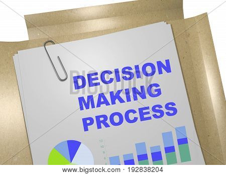 Decision Making Process Concept