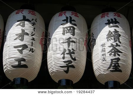 Japanse lantaarns