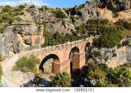 Ruins of Ancient Roman Aqueducts, Spain, Chelva