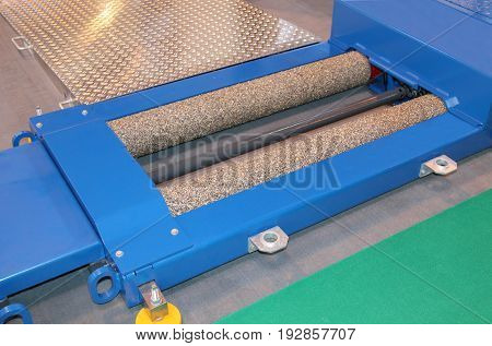 The Rollers of a Modern Dynamometer Rolling Road.