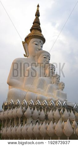 Phetchabun Thailand - April 62017: Wat Phra Thart Pha Kaew is a Buddhist monastery and temple in Khao Kor Phetchabun in north-central Thailand