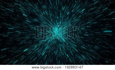 Abstract Background With Explosion Stars