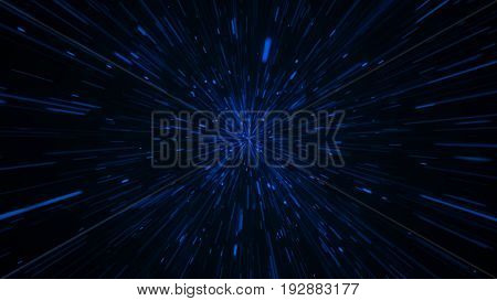 Abstract Background With Explosion Stars