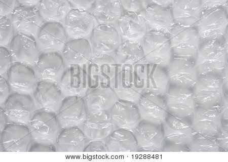 Duże bubble wrap szczegółu z oświetlenie boczne