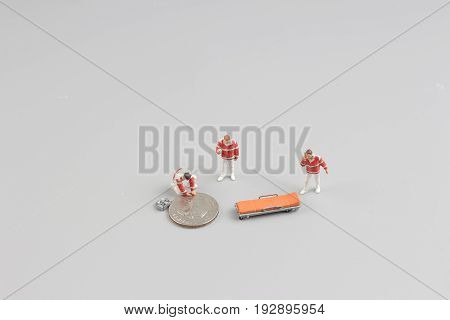 Mini Frist Aid Of Finance With Coins