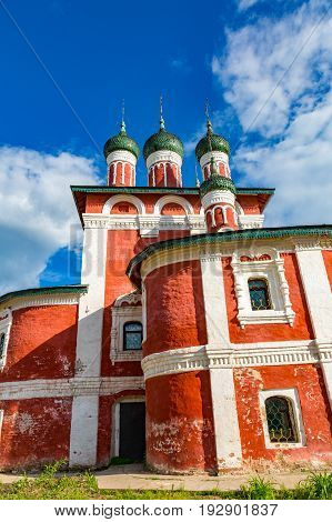 Church Of The Smolensk Icon Of The Mother Of God Of The 18Th Century In Uglich, Russia