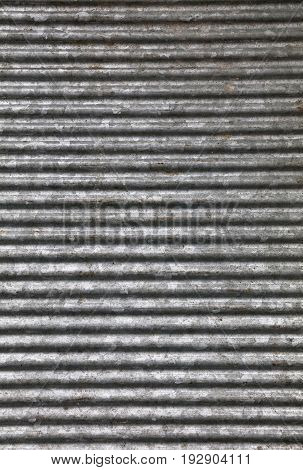 Corrugated Goffered Metal Background Texture