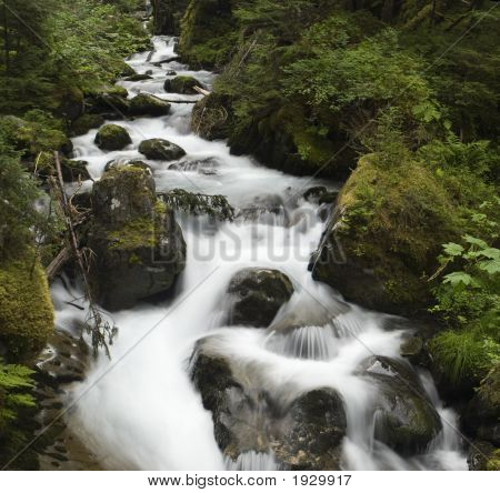 Vergine Creek Cascade, Alaska