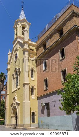 Colorful Church In The Historic Center Of Valencia