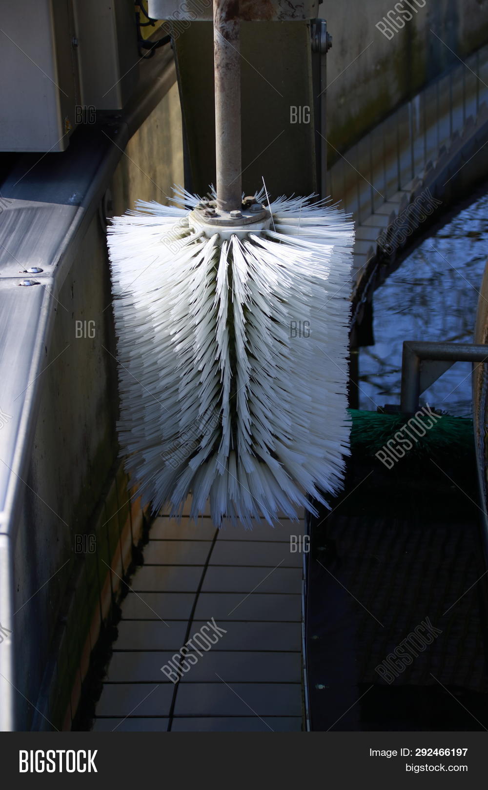 Brush Cleaning Gutter Image & Photo (Free Trial) Bigstock