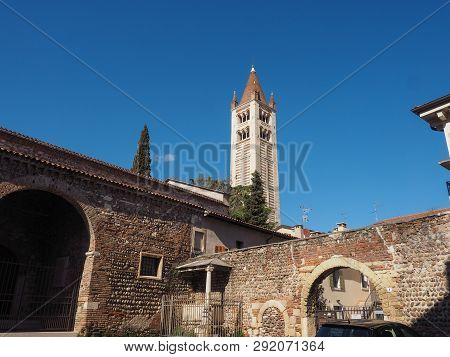 San Zeno Basilica In Verona
