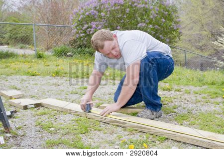 Scheda di misura del carpentiere