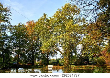 Dresden, Germany - October 10, 2018: Sightseeings Of Germany. Historical Buildings And Streets Of Dr