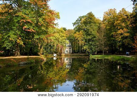 Dresden, Germany - October 10, 2018: Sightseeings Of Germany. Historical Buildings And Streets Of Dr