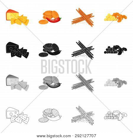 Vector Design Of Taste And Seasonin Icon. Collection Of Taste And Organic   Vector Icon For Stock.