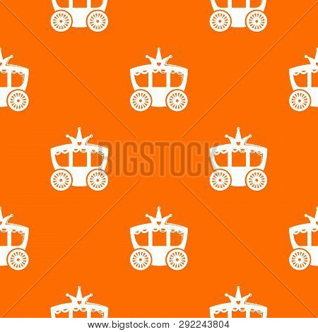 Carriage Pattern Vector Orange For Any Web Design Best