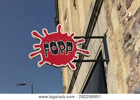 Bristol, Uk, 23rd February 2019, Shop Sign For Fopp