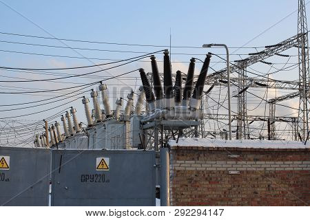 Power Station Transformer High-voltage Equipment Strategic Object Power Unit Forbidden Zone