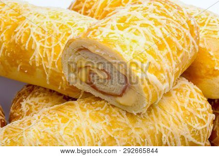 Brazilian Snack with cheese and ham