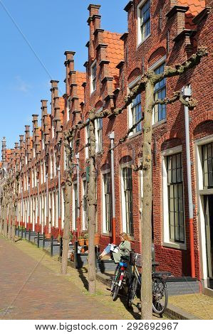 Haarlem, Netherlands - March 24, 2019: The Ornate And Colorful Architecture Of The Historical Landma