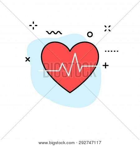 Medical And Health Web Icons In Line Style. Medicine And Health Care, Rx, Infographic. Vector Illust