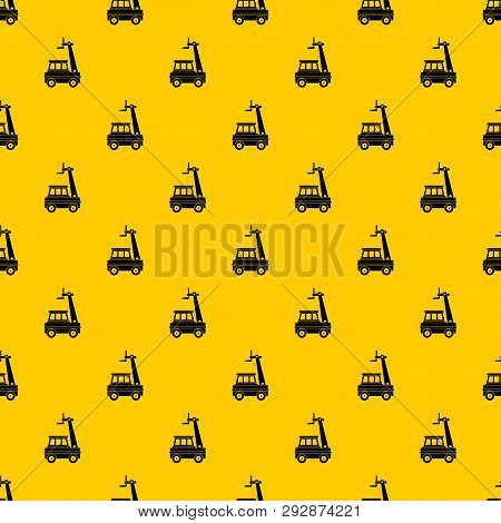 Cherry Picker Pattern Seamless Vector Repeat Geometric Yellow For Any Design