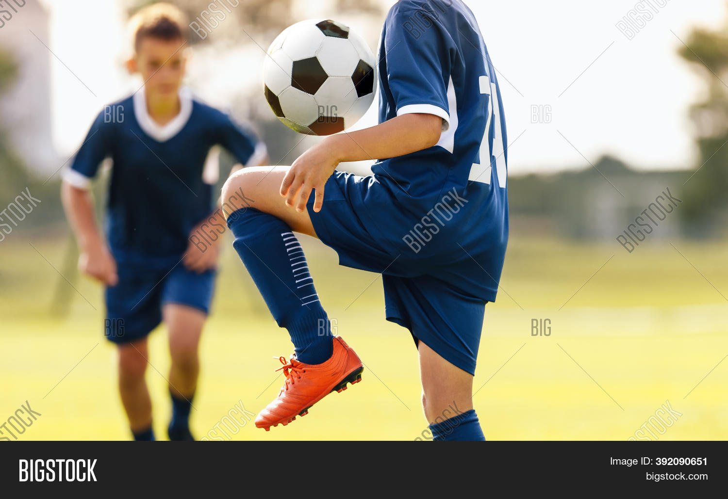 Kids Football Player Image & Photo (Free Trial) Bigstock