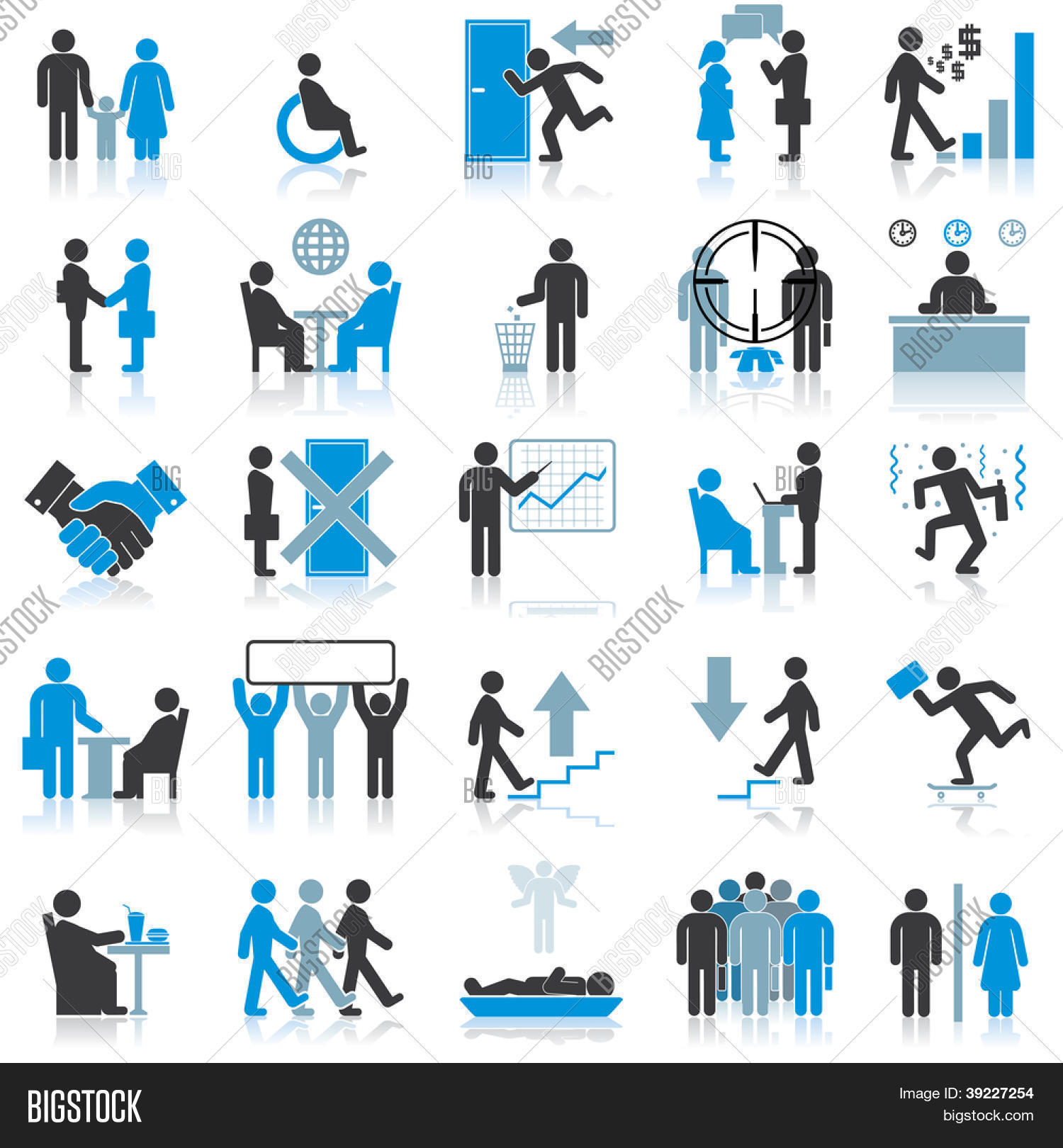 Businessman Icons. Vector & Photo (Free Trial) | Bigstock