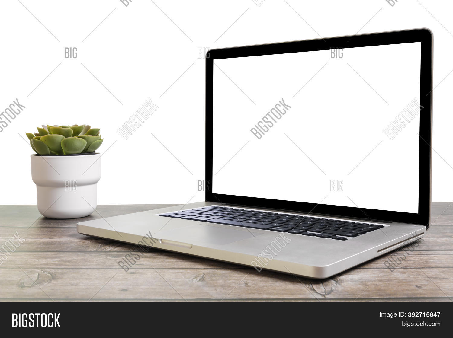 Laptop Notebook Blank Image & Photo (Free Trial) Bigstock