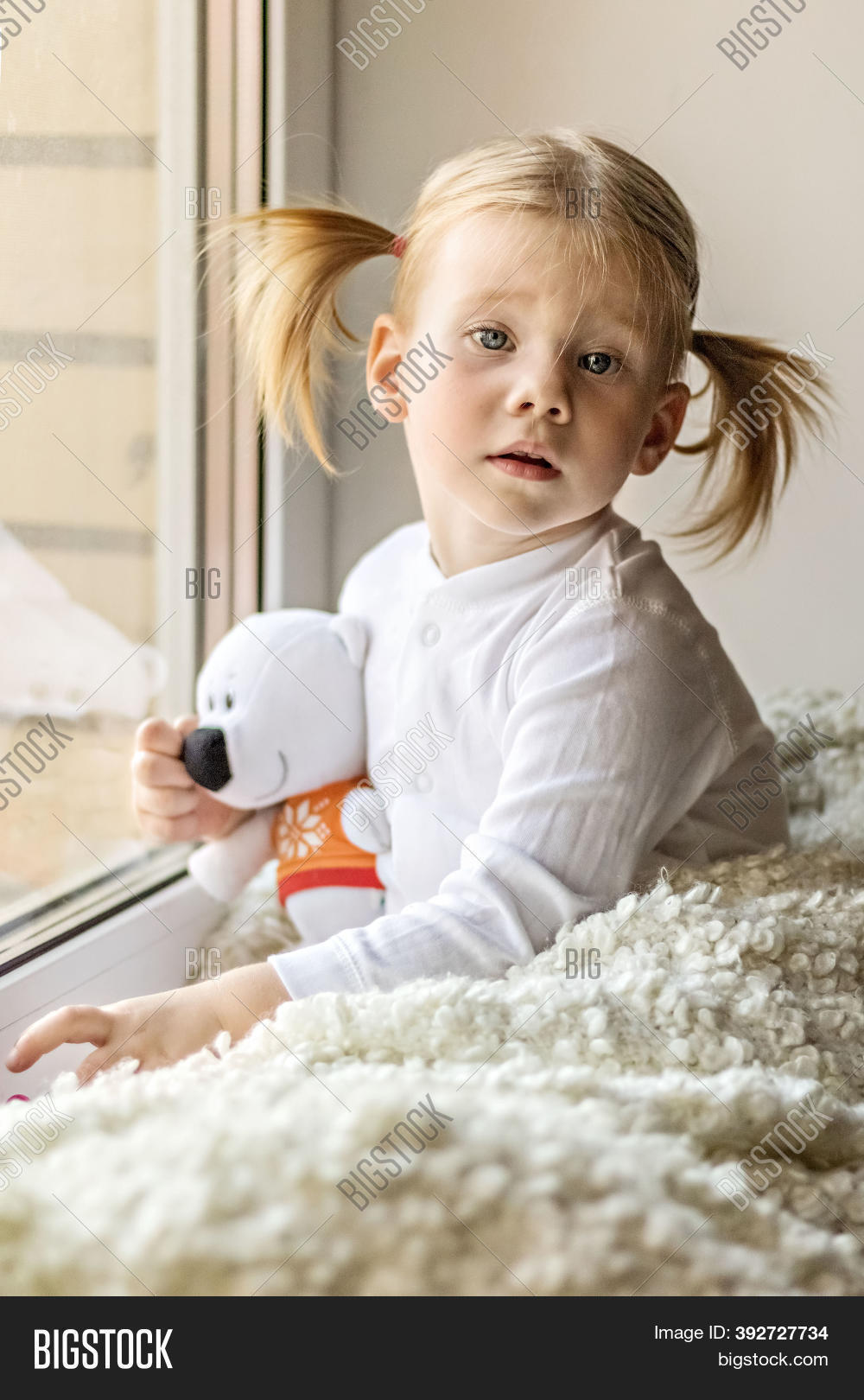 Little Girl White Image & Photo (Free Trial) Bigstock
