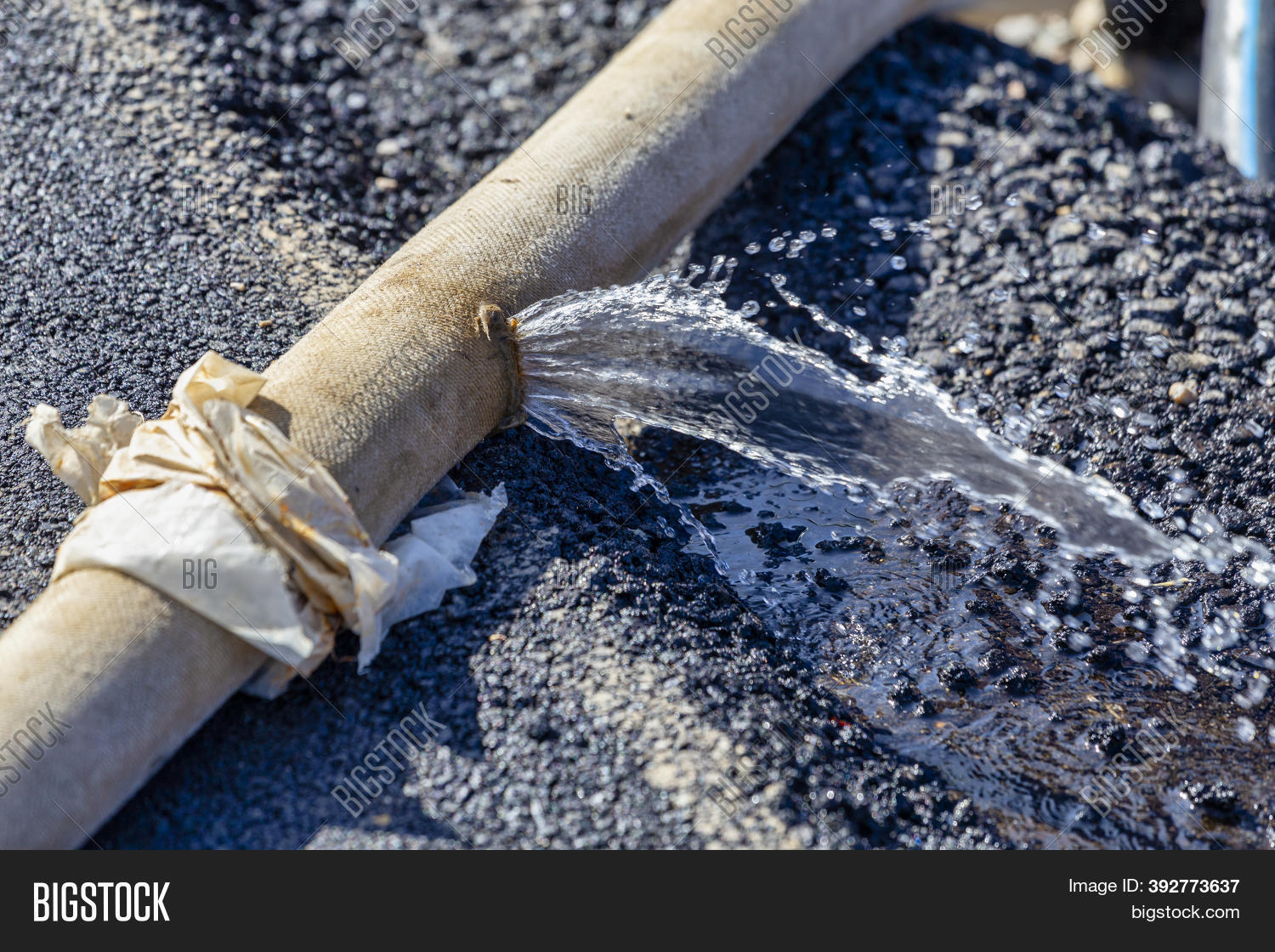 Broken Leaking Hose Image & Photo (Free Trial) Bigstock