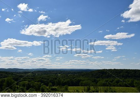 Wallingford, Ct - Jun 13: View From Gouveia Vineyards In Wallingford, Connecticut, As Seen On Jun 13