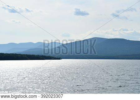 Ashokan Reservoir In Ulster County In New York