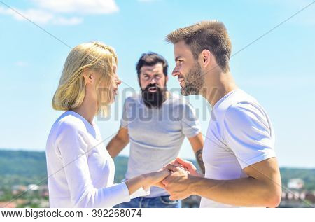 Marriage And Divorce. Jealous Feeling. If Any Of You Has Reasons Why These Two Should Not Be Married