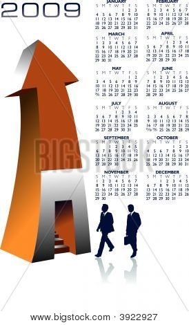 Kalender for 2009 business