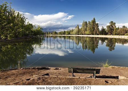 일반 산 마틴 공원 벤치