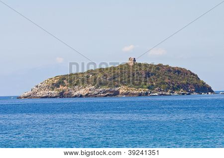 Cirella ø. Calabrien. Italien.