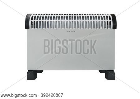 Electric Heater Battery. Radiator. Home Electric Heater Convector Isolated On White Background. Equi