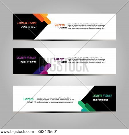 Banner Background Design Vector With Elegant And Simple Style