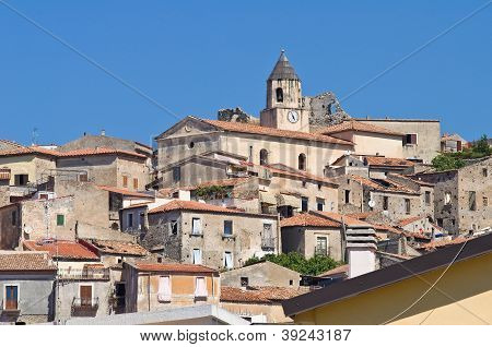 스 칼레 아의 전경입니다. 칼라 브리 아입니다. 이탈리아.