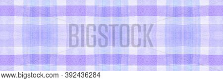 White Flannel Checks. Watercolor Stripe Textile. Hipster Gingham Tablecloth. Seamless Flannel Checks