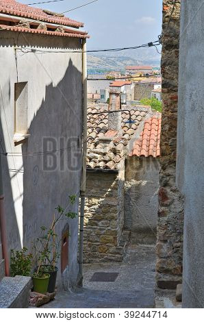 Steegje. Valsinni. Basilicata. Italië.