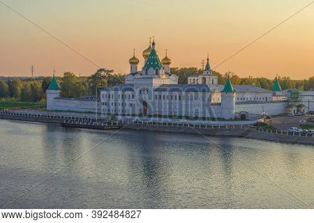View Of The Ipatiev Monastery On A September Evening. Kostroma, Russia