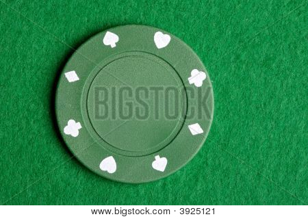 Chip Poker verde