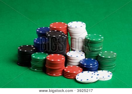 Poker Chips Stack